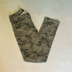 Hudson Camouflage Skinny Jeans